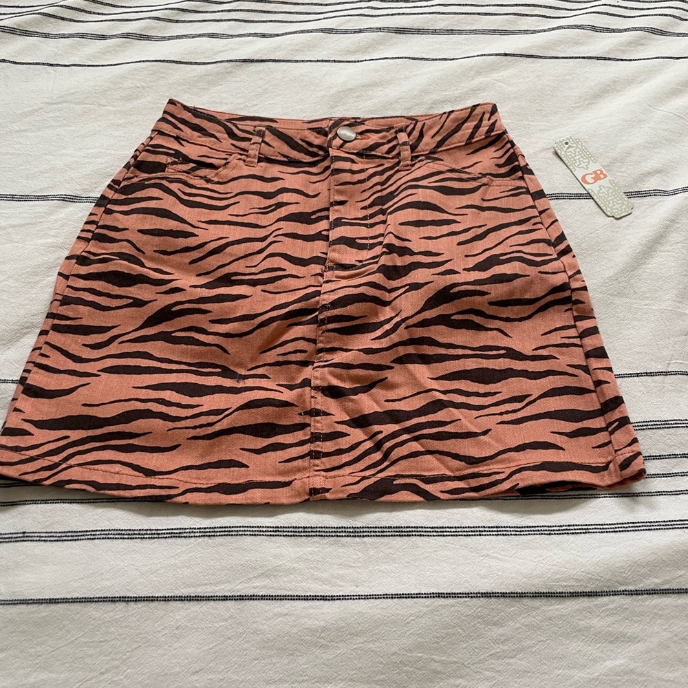 GB Tiger print Skirt